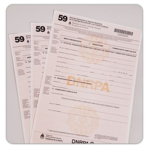 Formularios 59 – Decreditos